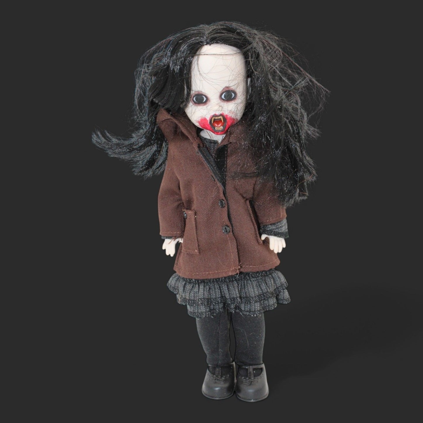 Mezco Living Dead Dolls Series 19 Agana Gothic Horror Collectible Doll 10" Black Hair & Outfit