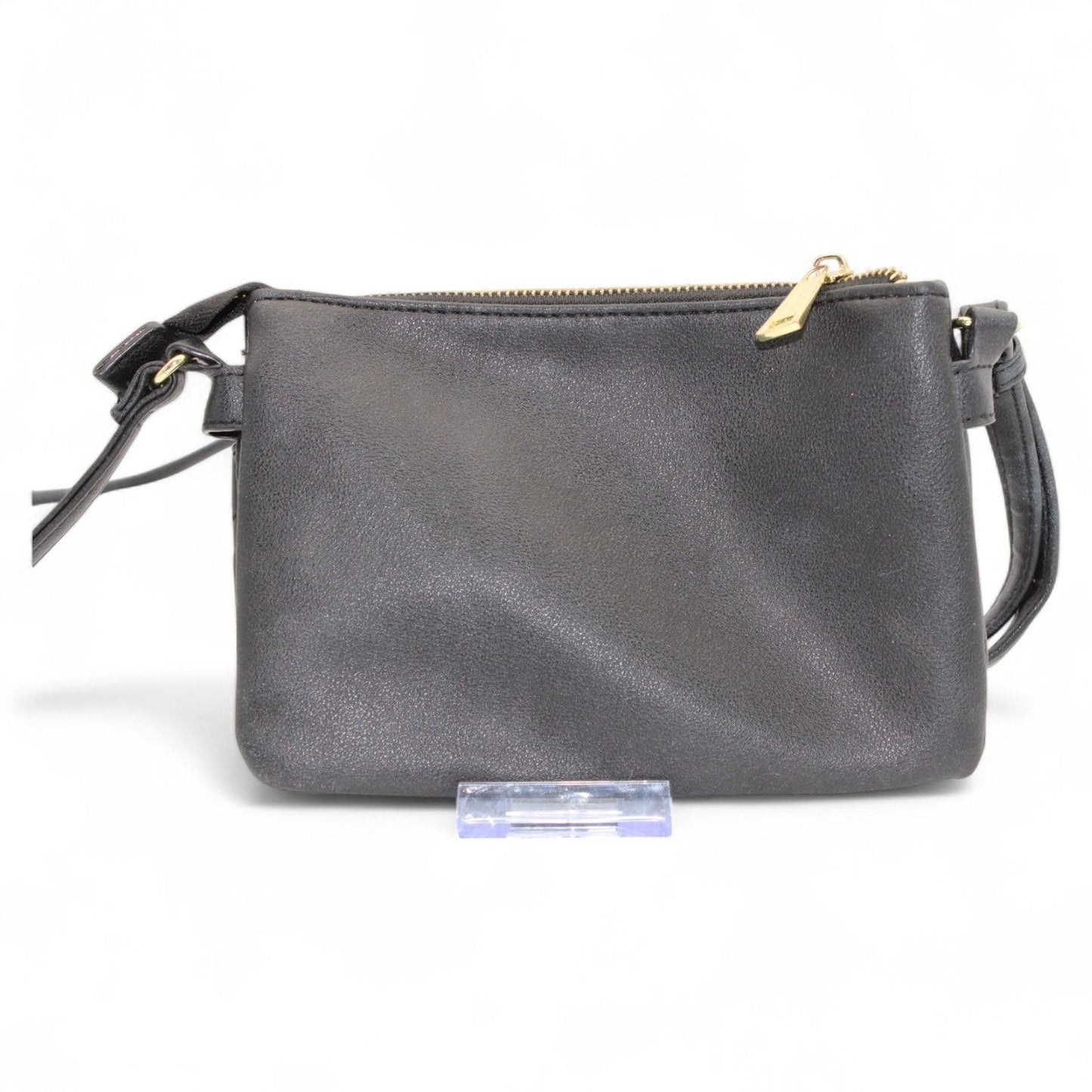 Juicy Couture Quilted Black Crossbody Bag With Gold Hardware & Logo Detail